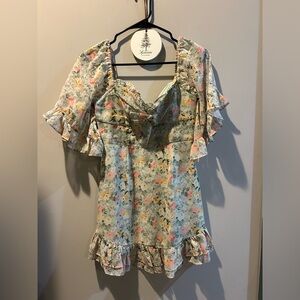 Hello Molly Pastel Floral Dress